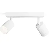 Philips Wyatt Aufbauspot 2er ohne Leuchtmittel GU10, weiss