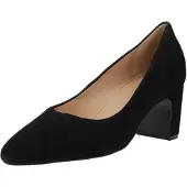 Högl Pumps aus Veloursleder mit stabilem Blockabsatz und femininer Silhouette