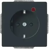 Busch-Jaeger 2310 EUGL/VA-81-11 Busch-Protector SCHUKO Steckdosen-Einsatz, mit Überspannungsschutz anthrazit