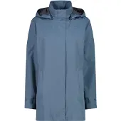 CMP Damen Jacke lang grau/blau 40