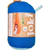 LA SIESTA Joki, Hängemattenschaukel, Ohne Standfuß, Drinnen, Blau, 80 kg, 1500 mm