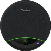 Yealink SP96 USB-C/A Speakerphone, Universal, Schwarz, Anruf annehmen/beenden, Bluetooth-Pairing, Microsoft Teams button, Stummschalten, Pairing,..., 6,5 cm, USB/Bluetooth, Verkabelt & Kabellos
