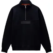 Napapijri Box Logo Halbreißverschluss-sweatshirt