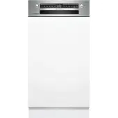 Bosch Serie 4 SPI4EMS02D, Halb integriert, Single (45 cm breit), Gebürsteter Stahl, Tasten, 1,75 m, 2,05 m