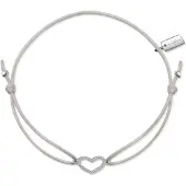Ailoria Armband "Armband beige/silber LÉA", silber, Armbänder, Kinder, Silber 925 (Sterlingsilber), Armband