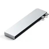 Satechi ST-HUCPHSD, Andocken, USB 3.2 Gen 2 (3.1 Gen 2) Type-C, 100 W, 1.4/2.3, Schwarz, Midnight