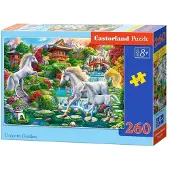 Castorland Puzzle mit 260 Teilen „Unicorn Garden“ von 27590