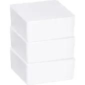 Wenko Raumentfeuchter Cube Nachfüller 1000 g, 3er Set, 3er Set, Weiß, Calciumchlorid weiß