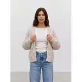 Vero Moda Strickjacke "VMMAYBE LS OPEN CABLE CARDIGAN NOOS" Kunstfaser, mit Zopfstrickmuster