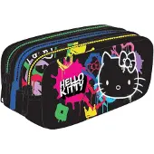 Patio Großes Schul-Federmäppchen mit drei Fächern, COOLPACK HELLO KITTY, geräumig