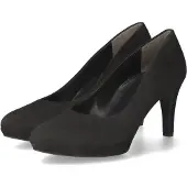 Paul green Pumps Damen Rauleder Schwarz Größe: 51/2