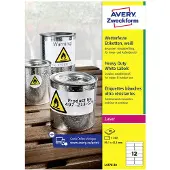 Avery Wetterfeste Folien-Etiketten L4776-20, 99,1 x 42,3 mm, permanent, weiß