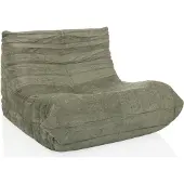 Dripio Lounge-Sessel Stoff Petrol L-Form 72x90x100 cm