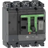 Schneider Electric C10H6TM016 Kompaktleistungsschalter ComPacT NSX100H mit TM16D 4P3D 16 A, 70kA/415 VAC
