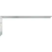 Kwb Edelstahl-Zimmermannswinkel, Länge 800mm, rostfreier Edelstahl, mit Anreisslöchern, flexibel