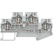 Siemens 8WH2020-0AG00 Doppelstockklemme mit Zugfederanschluss, Querschnitt: 0,5-4mm2, Breite: 6,2mm 8WH20200AG00 - 50 Stück