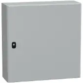 Schneider Electric Electric NSYS3D6620P PanelSeT S3D Volltür mit Montageplatte H600xB600xT200.IP66 IK10 RAL7035.