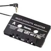 Hama CD Adapter, 3ˌ5 mm, Schwarz, 102 mm, 64 mm, 12 mm, Audio (3ˌ5 mm)
