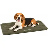 Flamingo hundebett - katzenbett orthopädisch Dreambay olivgrün - orthopädisches
