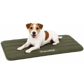 Flamingo hundebett - katzenbett orthopädisch Dreambay olivgrün - Komfortables M