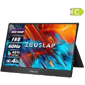 Zeuslap Monitor Z15ST 15,6 Zoll 10-Punkt-Multitouch USB-C Mini-HDMI integrierte Lautsprecher