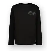 Vingino T-shirt Icon-logo-LS Junge Schwarz 152