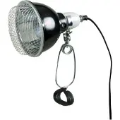Trixie Lampe mit Klemmhalterung, schwarz, mit Schutzgitter, 14 cm/7 cm, 75 W