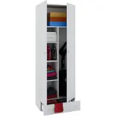 VCM Mehrzweckschrank "Holz Besenschrank Staubsauger Putzschrank Vandol S", weiß, B:70cm T:40cm, Obermaterial: 100% Holz Wood., Schränke, Mehrzweckschrank