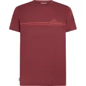 Icebreaker M Mer 150 Tech Lite Short Sleeve Tee Range Stripes port (IB01C) M