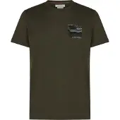Icebreaker M Mer 150 Tech Lite Short Sleeve Tee Evolving Lay dk loden (IB0L1) S