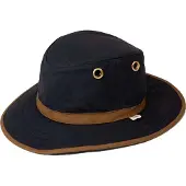 Tilley Hut The Outback TWC7 Herren Navy British Tan-Maat 62