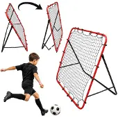 Kik Fußballtor für Kinder, Rebound-Trainingsgerät, 125x125 cm