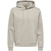 Only & Sons Kapuzenpullover in Silver Lining | Gr.: XL