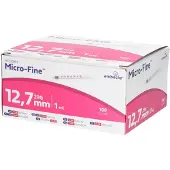 Embecta U40 Mic-Fine Ins Spr 1.0ml 12.7mm 100 Stk St Spritzen