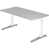 Hjh OFFICE PRO XTRA XB 16 WC - Grau 160 x 80 höhenverstellbar