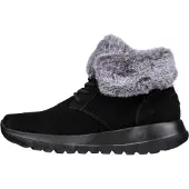 SKECHERS On The Go Joy-Plush Dreams 144042-BKGY, Winterschuhe, Damen, Schwarz, Größe: 39