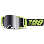 100% Goggles 100% ARMEGA Googgle DEKER Mirros Silver Lens (Silver Mirror Glass, LT 25% +/- 5%) (NEW)
