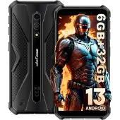 Ulefone Armor X12, 13,8 cm (5.45"), 3 GB, 32 GB, 13 MP, Android 13 Go edition, Schwarz