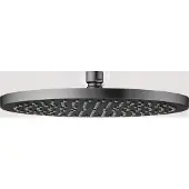 Keuco Kopfbrause, rund, 250 mm, mit Antikalk-System, 59886130201, Farbe: Schwarzchrom gebürstet