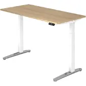 Hjh OFFICE PRO XBHM 16 WC - 160 x 80 Eiche elektrisch höhenverstellbar