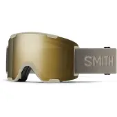 Smith - Skibrille/Snowboardbrille - Stash XL Chalk / Chromapop Sun Black Gold Mirror +ChromaPop Storm Blue Sensor Mirror - Beige