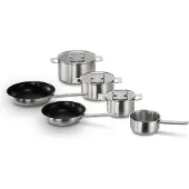 Bosch HEZ9SE060 Kochgeschirrset 6-teilig Edelstahl Antihafteigenschaft