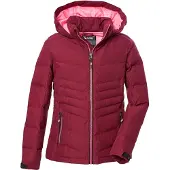 Killtec Mädchen Steppjacke mit Kapuze KOW 166 GRLS QLTD JCKT, dunkel himbeere, 1