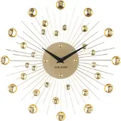 Karlsson - Wanduhr Sunburst Medium - Gold