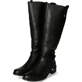 Rieker Stiefel Damen Kunstleder Schwarz Größe: 37