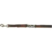 Kerbl VEGAS Führleine braun, 22 mm 240 cm, genäht, ausschnallbar