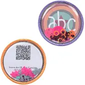 Lassig Anhänger und Patches Set (2 Stk.) mit Druckknopf/School Patches lavender/