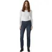 Levi's Damen Jeanshose 314 Shaping mit Stretch-Anteil, Straight Fit, Blau (Etern