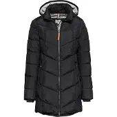 Camel active Damen Steppmantel aus recyceltem Polyester Schwarz, womenswear-36