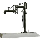 KIBRI 39422 H0 Wasserkran mit Gelenkausleger, 2er